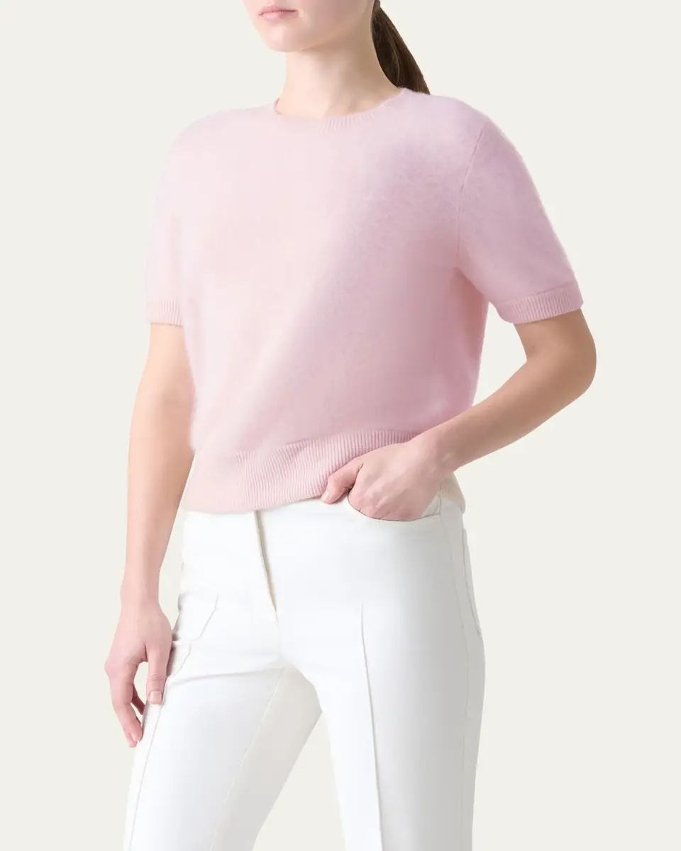 Akris Brushed Cashmere Sweater | Thumbnail 4 Akris Brushed Cashmere Sweater | Thumbnail 4
