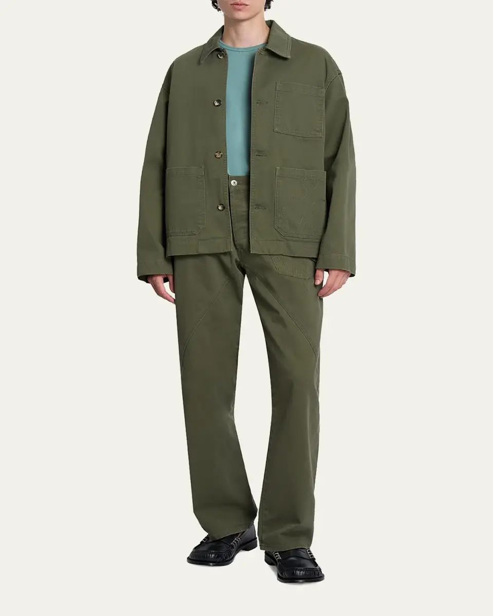 JW Anderson Mens Patch-Pocket Blouson Jacket | Thumbnail 2 JW Anderson Mens Patch-Pocket Blouson Jacket | Thumbnail 2