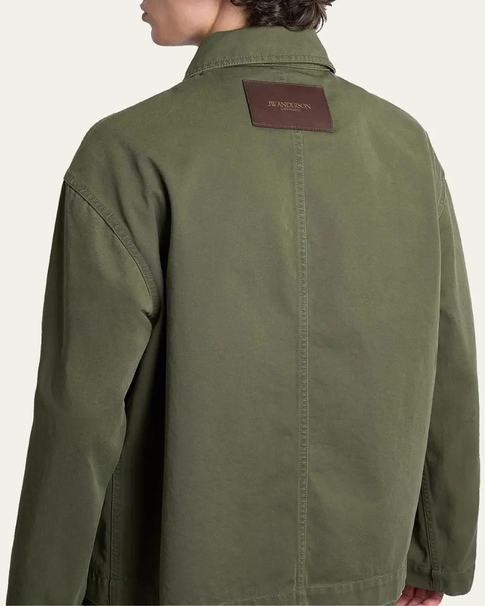 JW Anderson Mens Patch-Pocket Blouson Jacket | Thumbnail 5 JW Anderson Mens Patch-Pocket Blouson Jacket | Thumbnail 5