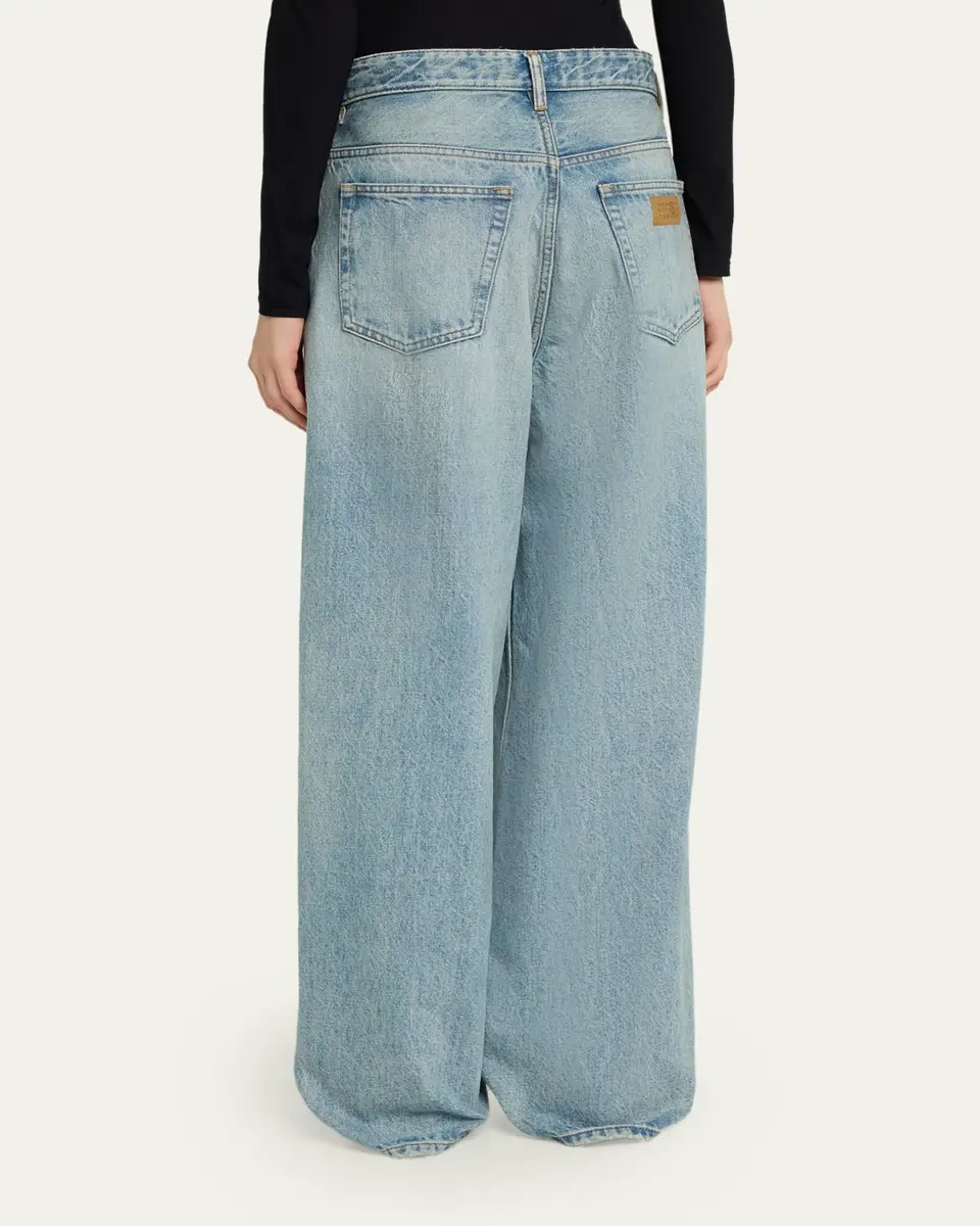 Maison Margiela Seamed Wide-Leg Jeans | Thumbnail 3 Maison Margiela Seamed Wide-Leg Jeans | Thumbnail 3