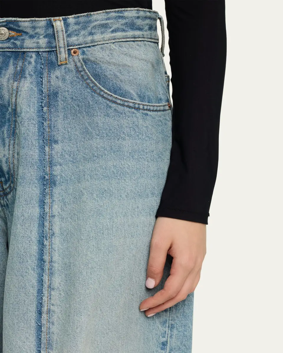 Maison Margiela Seamed Wide-Leg Jeans | Thumbnail 5 Maison Margiela Seamed Wide-Leg Jeans | Thumbnail 5