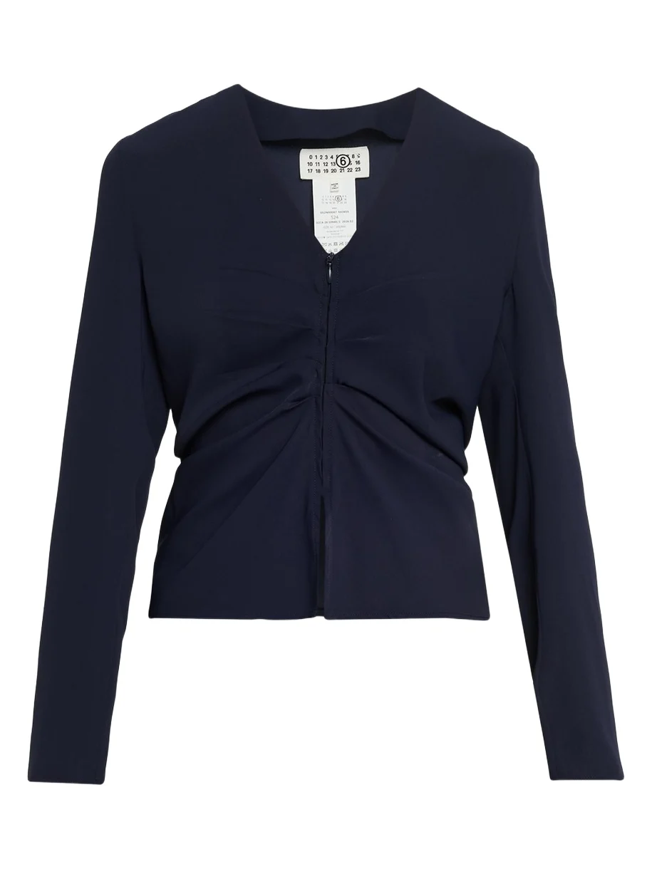 Ruched Long-Sleeve Top Ruched Long-Sleeve Top
