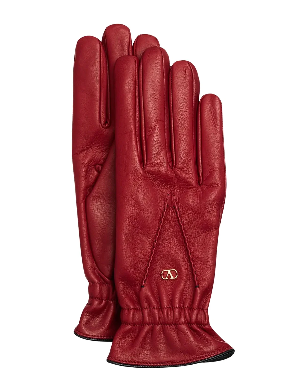 Valentino Garavani VLogo Signature Leather Gloves