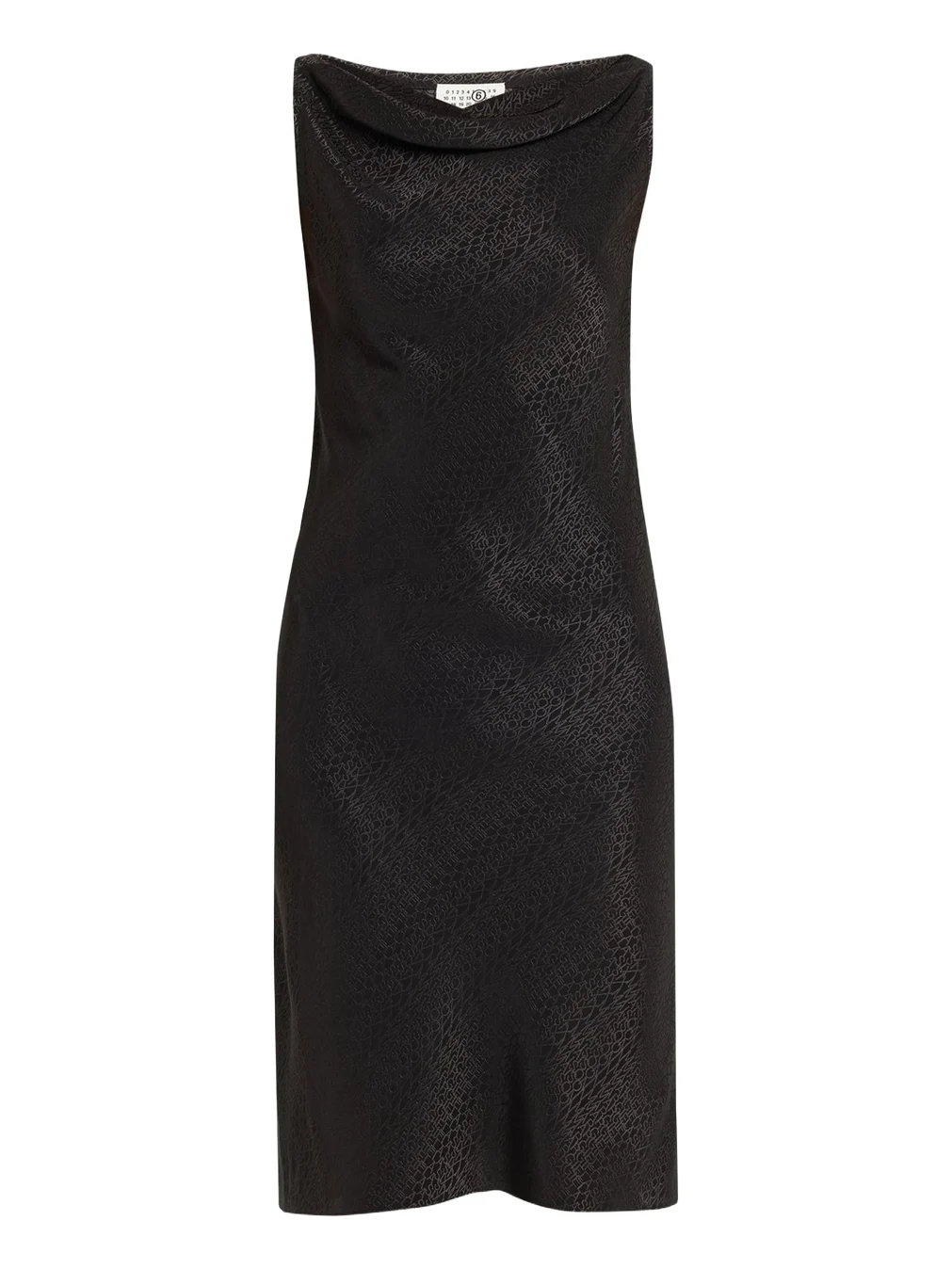 Jacquard Cowl-Neck Midi Dress Jacquard Cowl-Neck Midi Dress