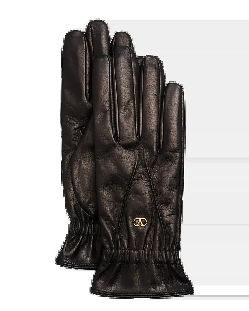 Valentino Garavani VLogo Signature Leather Gloves | Thumbnail 2 Valentino Garavani VLogo Signature Leather Gloves | Thumbnail 2