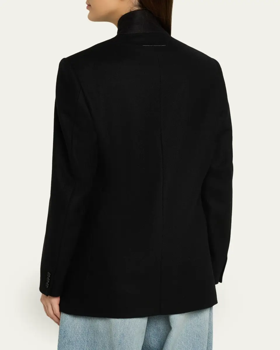 Maison Margiela Zip-Front Longline Blazer | Thumbnail 3 Maison Margiela Zip-Front Longline Blazer | Thumbnail 3