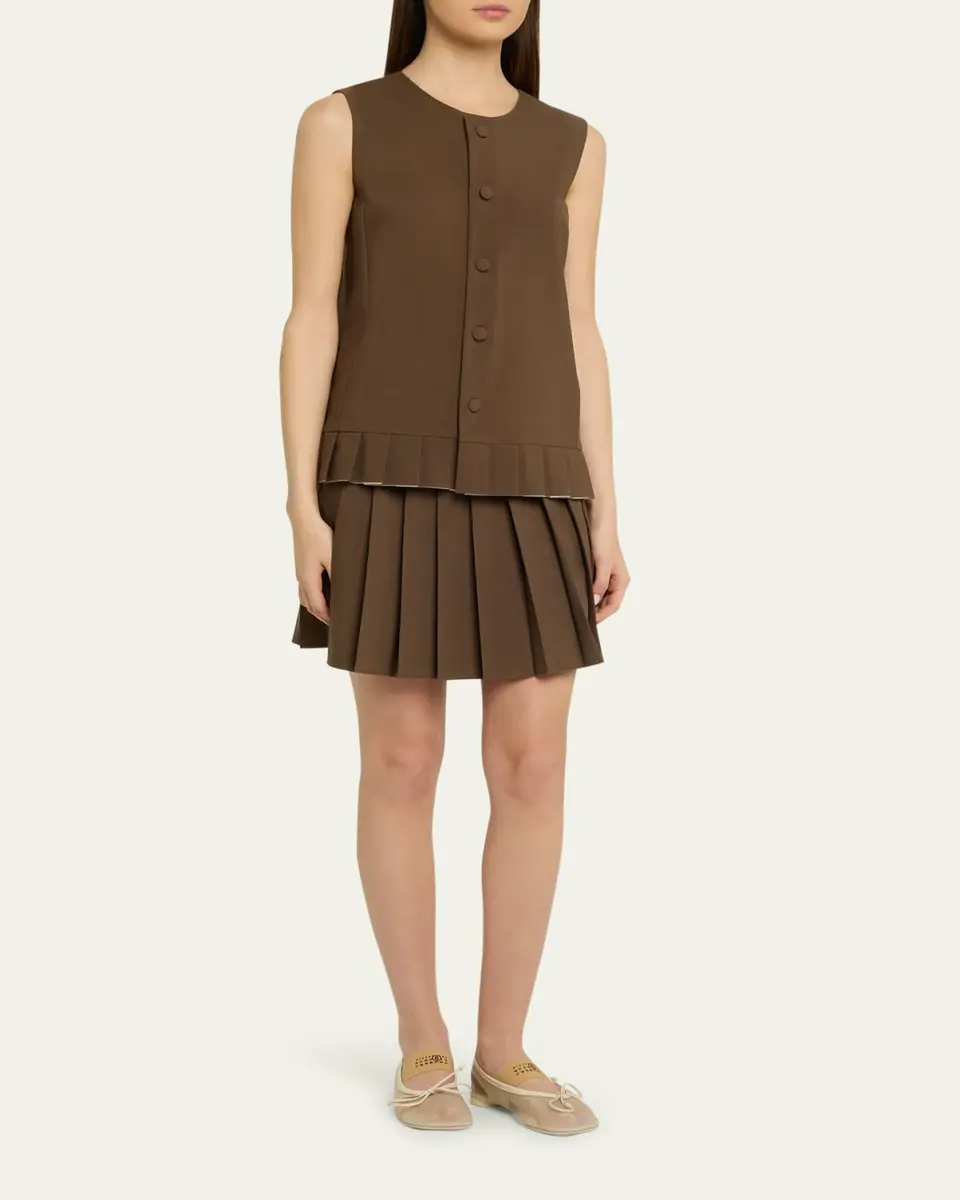 Maison Margiela Pleated Mini Skirt | Thumbnail 2