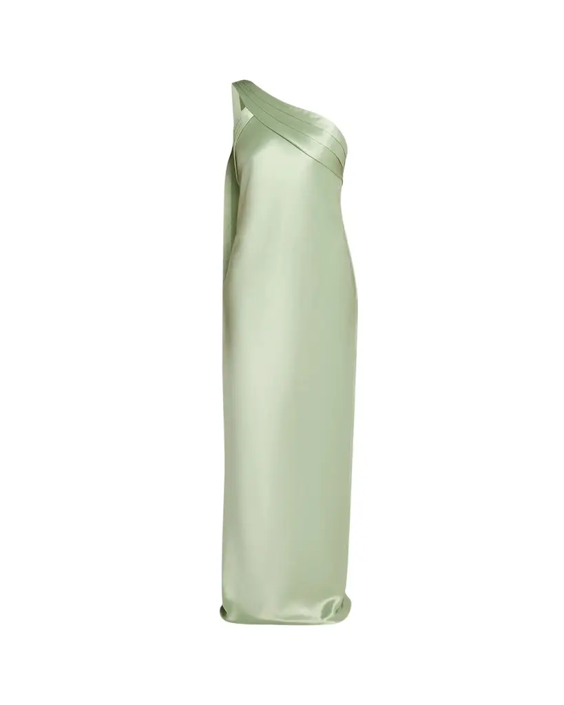 Retrofête Sirocco Asymmetric Satin Maxi Dress | Image 1 Retrofête Sirocco Asymmetric Satin Maxi Dress | Image 1