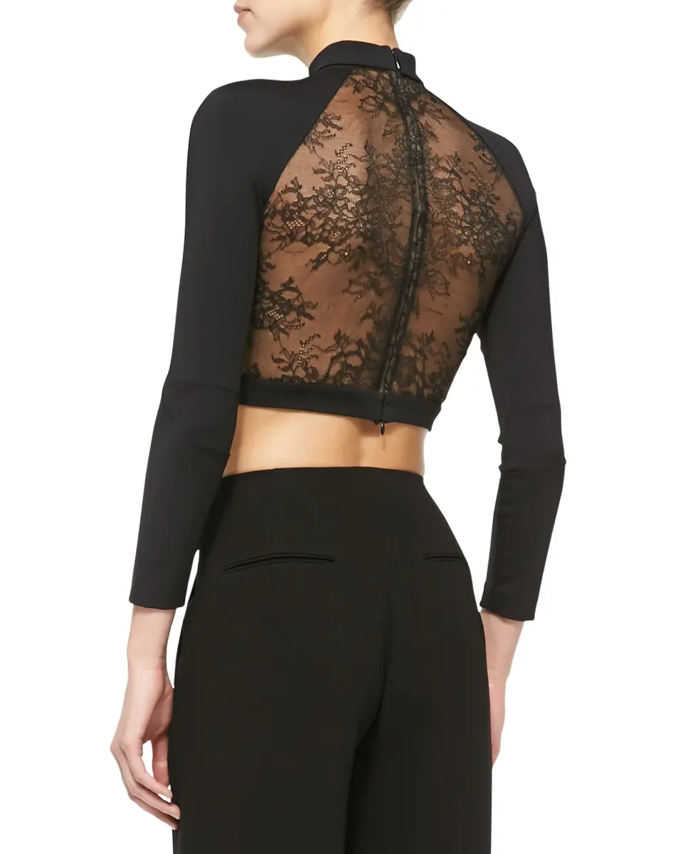 Lisa Marie Fernandez Crepe Cropped Cardigan | Thumbnail 6 Lisa Marie Fernandez Crepe Cropped Cardigan | Thumbnail 6