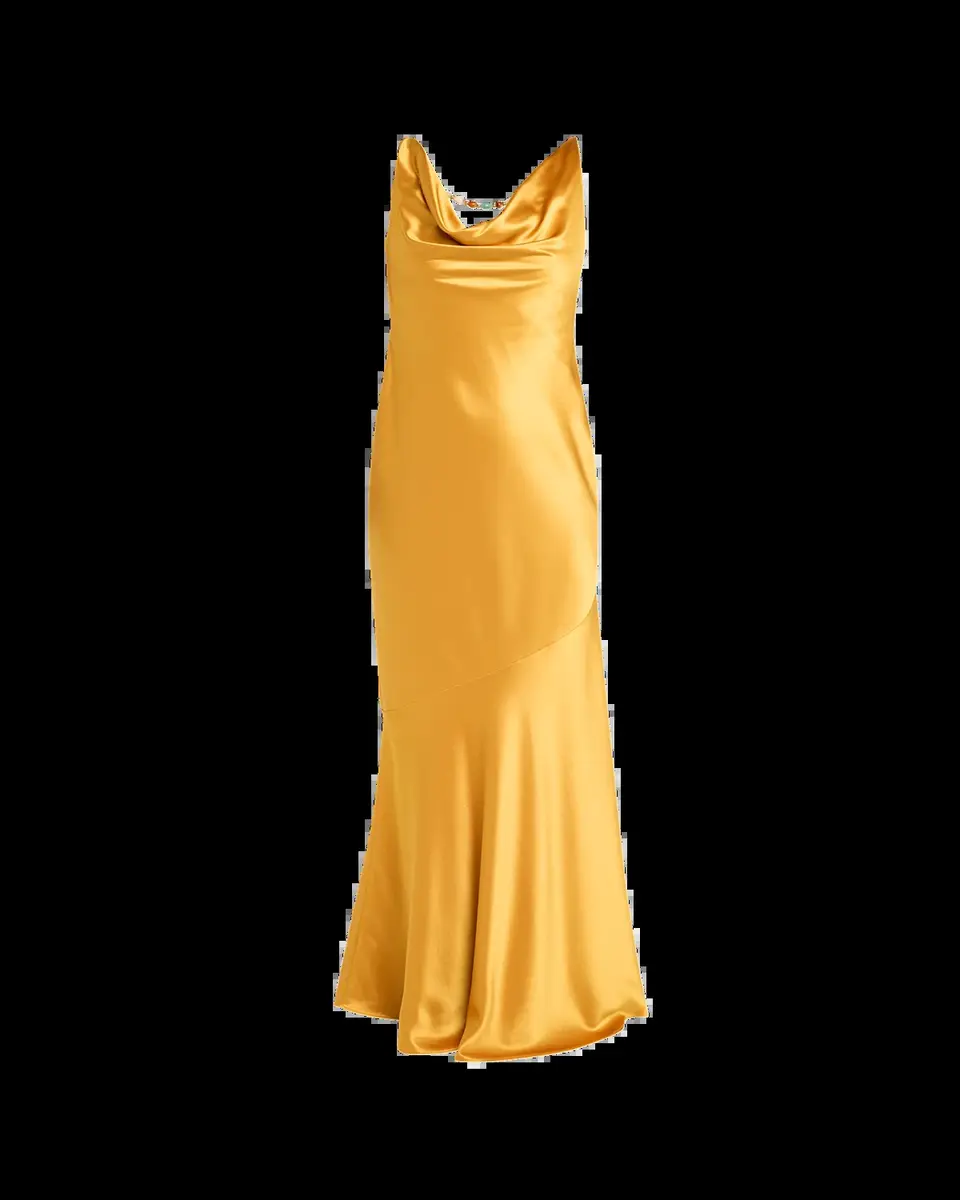 Retrofête Keryn Satin Maxi Dress | Thumbnail 2 Retrofête Keryn Satin Maxi Dress | Thumbnail 2