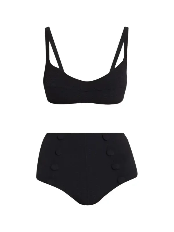 Balconette High-Waist Two-Piece Swimsuit