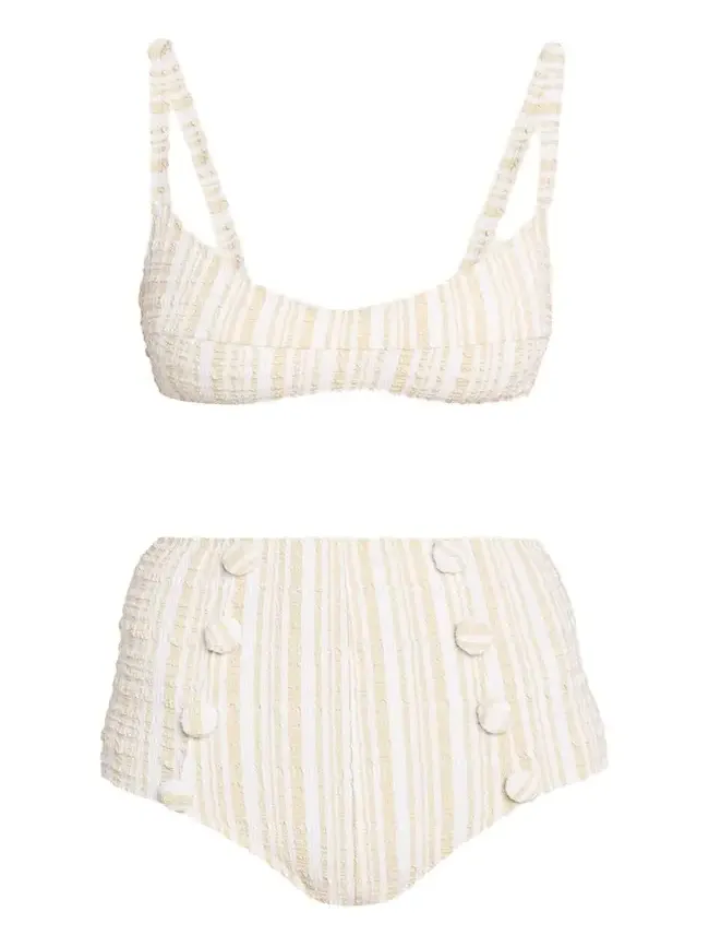 Balconette High-Waist Two-Piece Swimsuit