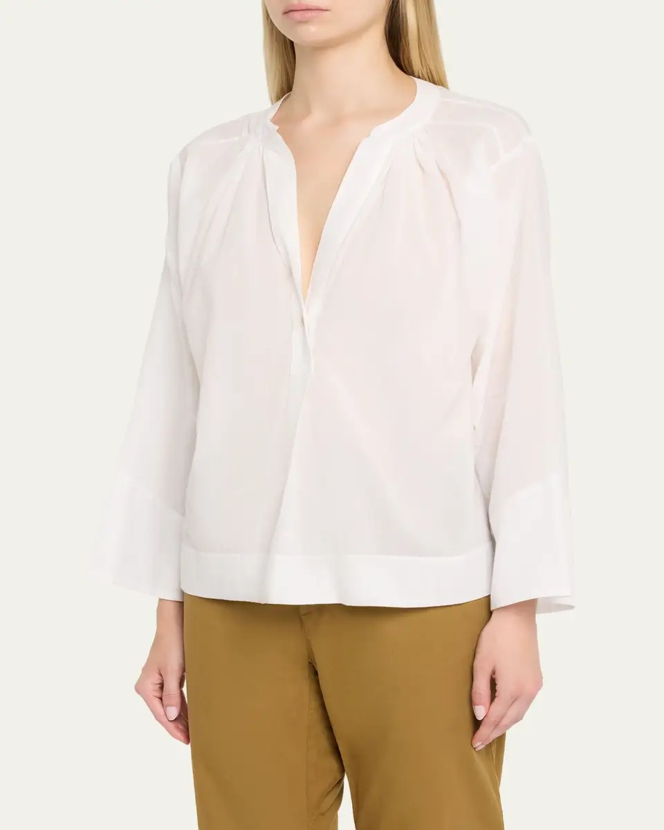 Jamie Haller The Pascale Blouse in Cotton | Thumbnail 4 Jamie Haller The Pascale Blouse in Cotton | Thumbnail 4