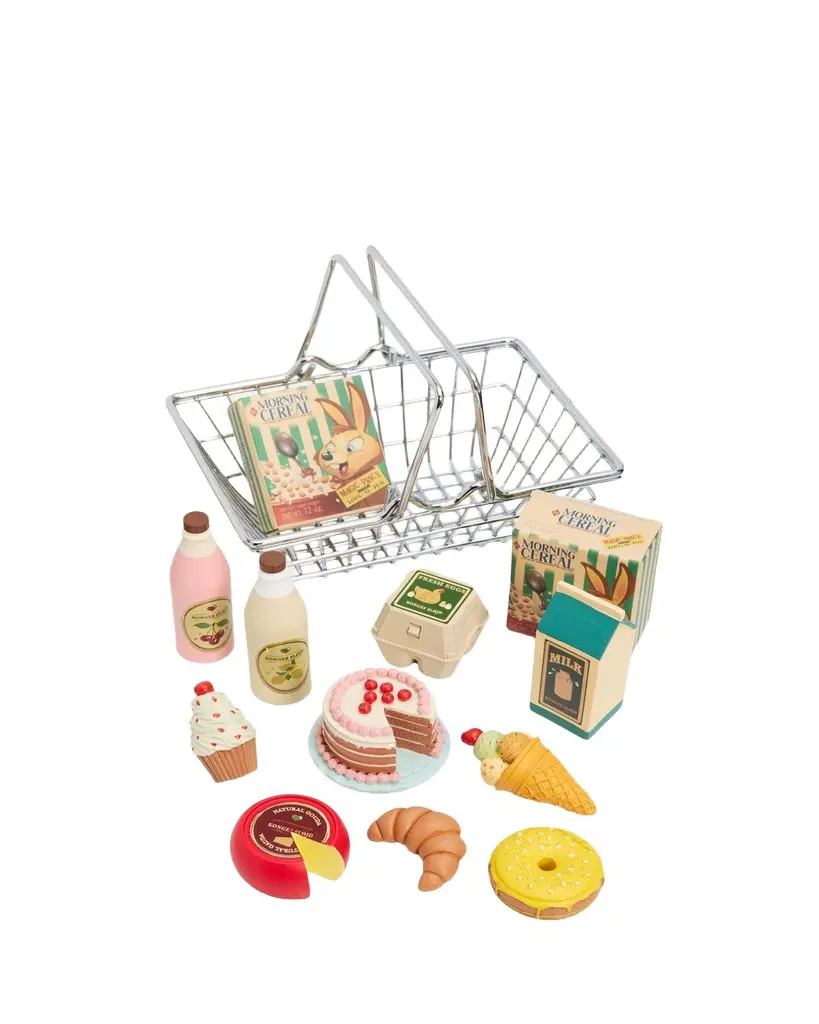 Konges Slojd Mini Market Grocery Toy Set | Image 1 Konges Slojd Mini Market Grocery Toy Set | Image 1