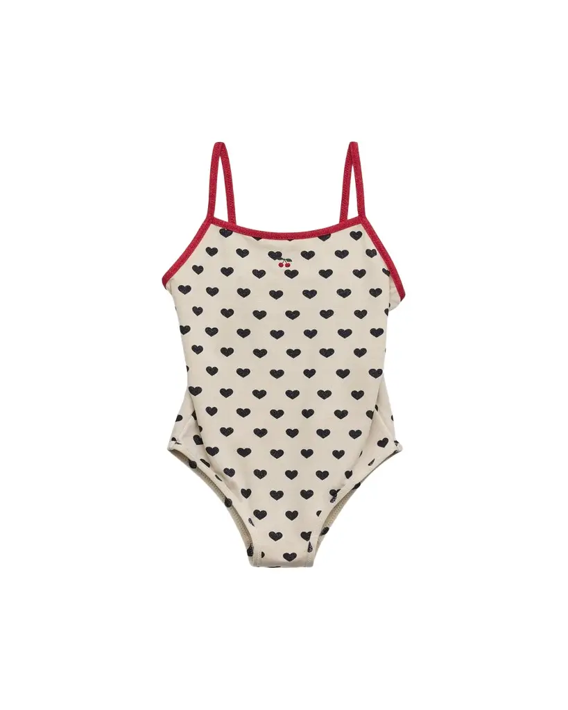 Konges Slojd Girl's Manon Glitter One-Piece Swimsuit, Size 9M-10 | Image 1 Konges Slojd Girl's Manon Glitter One-Piece Swimsuit, Size 9M-10 | Image 1