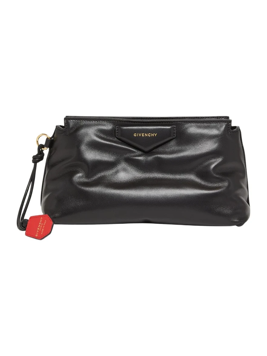 Givenchy Antigona Slouchy Clutch Bag in Leather