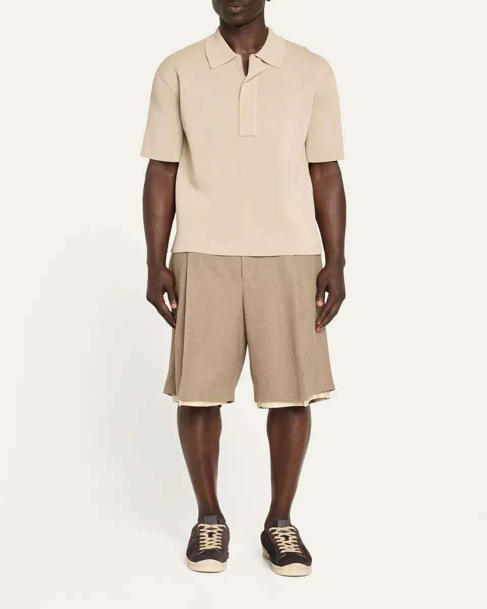 Jil Sander Men's Suede Low-Top Sneakers | Thumbnail 3