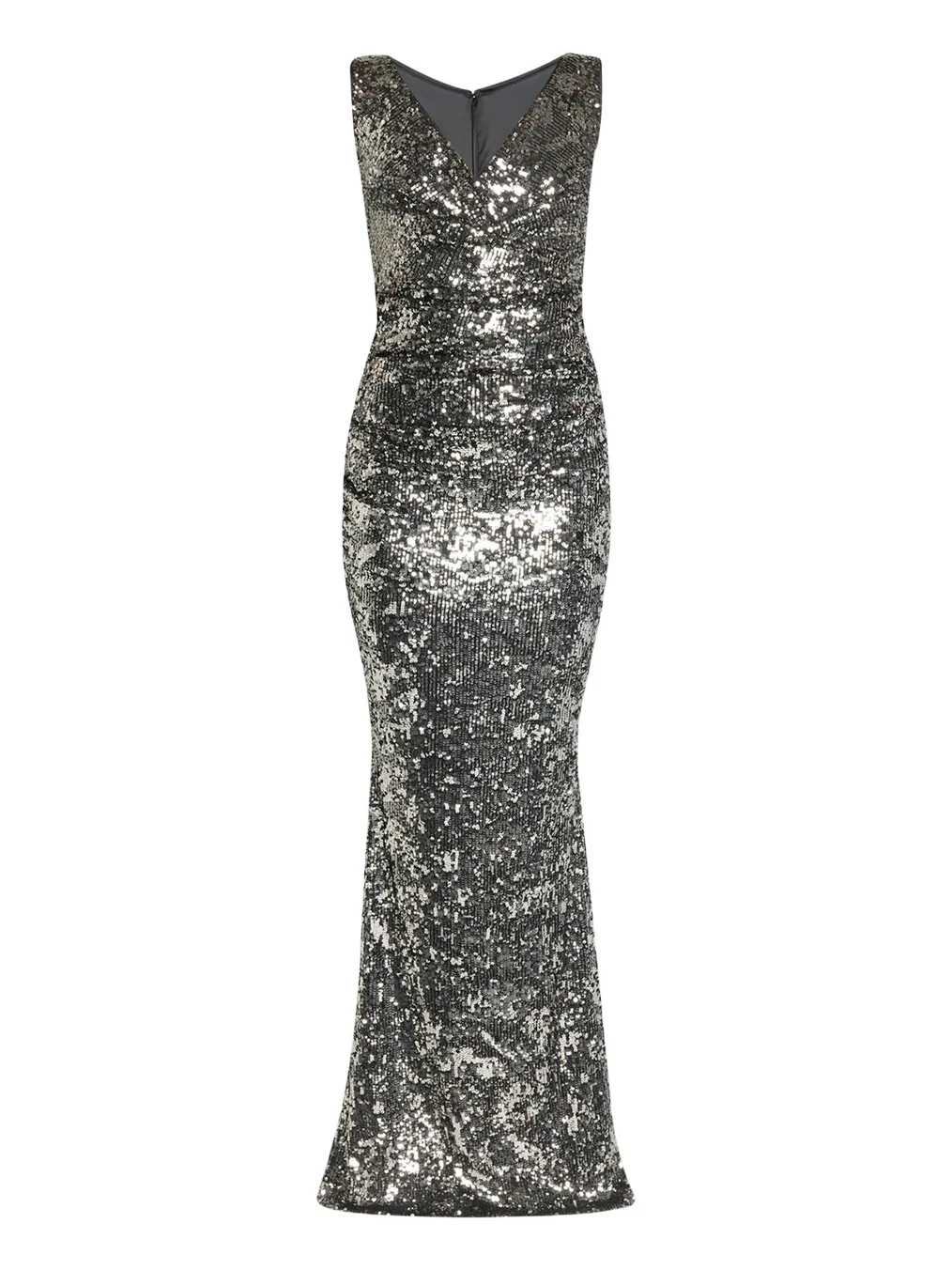 Sequined V-Neck Sleeveless Mermaid Gown Sequined V-Neck Sleeveless Mermaid Gown