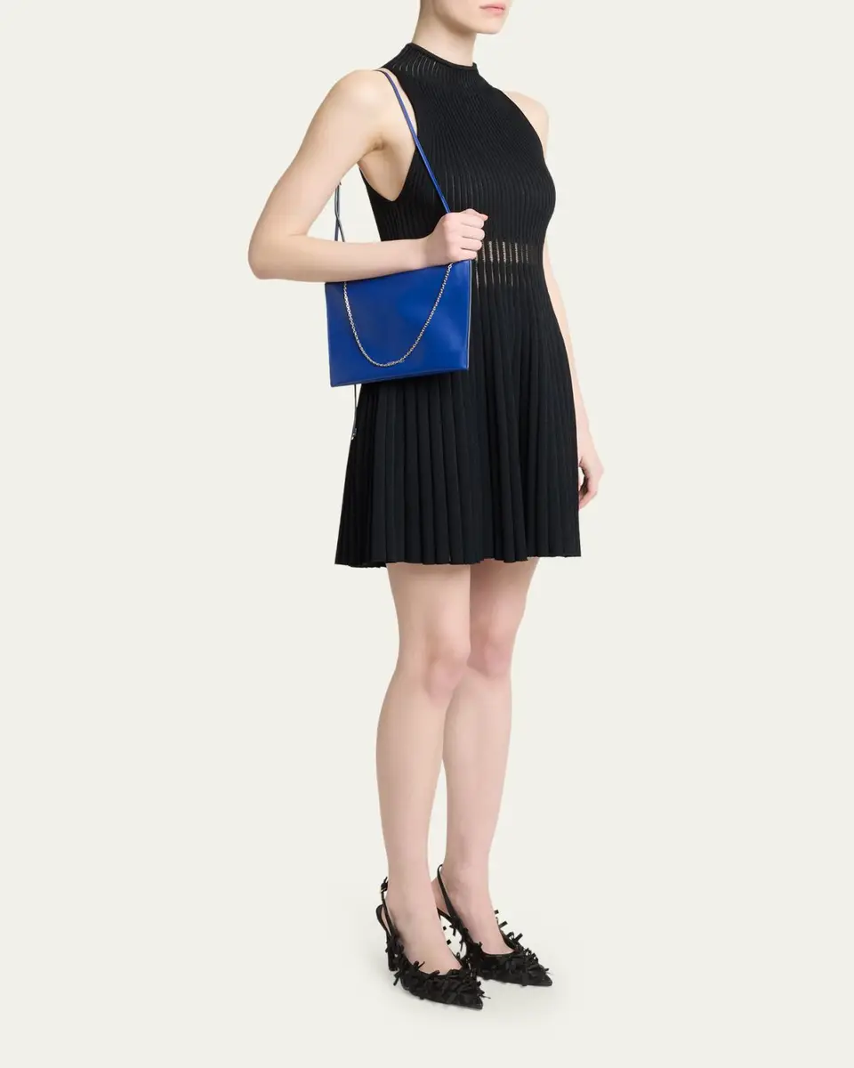 Givenchy Voyou Pochette Shoulder Bag in Leather | Thumbnail 5 Givenchy Voyou Pochette Shoulder Bag in Leather | Thumbnail 5