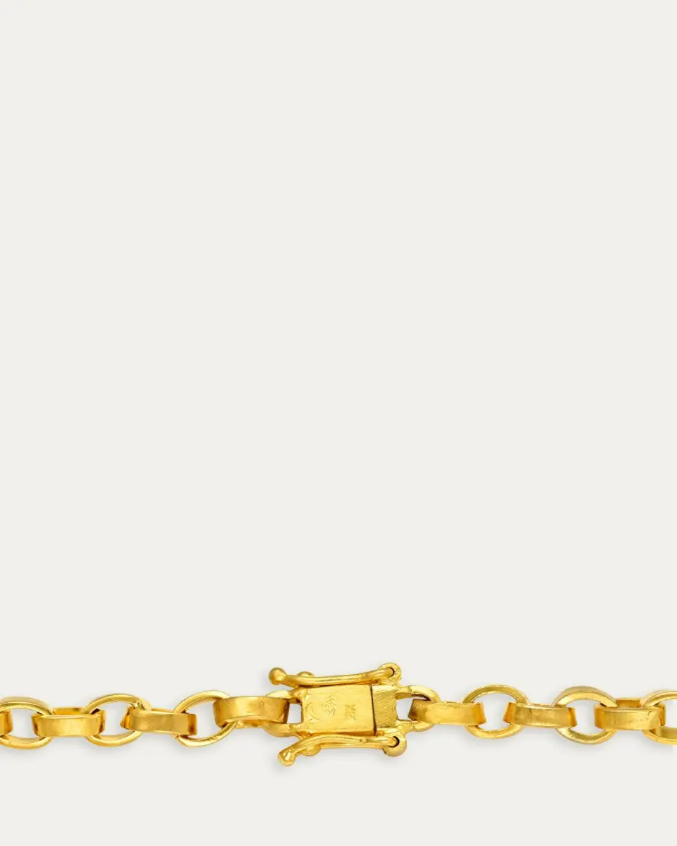 DARIUS 18K Yellow Gold Signature Chain Necklace, 17"L | Thumbnail 3