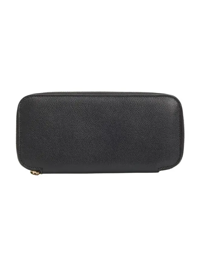 Men's Portafoglio Leather Zip-Around Wallet
