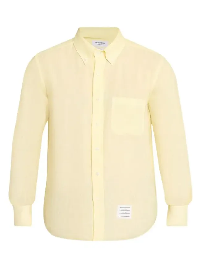 Men's Linen Garment Dyed Button-Down Shirt Men's Linen Garment Dyed Button-Down Shirt