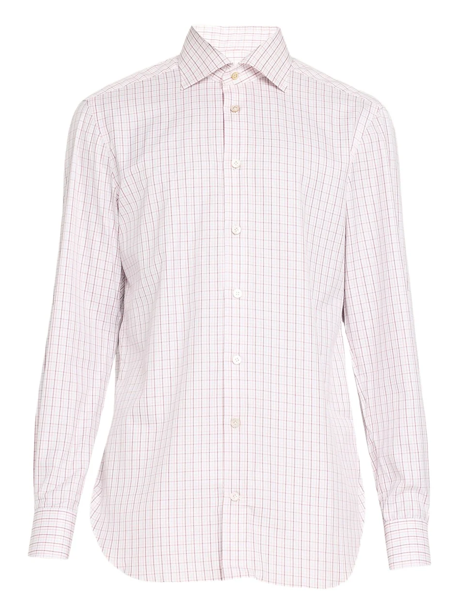 Men's Mini Check Cotton Sport Shirt Men's Mini Check Cotton Sport Shirt