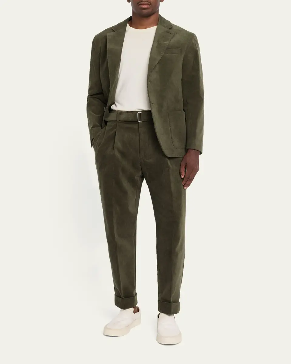 OFFICINE GÉNÉRALE Men's Michel Corduroy Single-Breasted Sport Coat | Thumbnail 2 OFFICINE GÉNÉRALE Men's Michel Corduroy Single-Breasted Sport Coat | Thumbnail 2