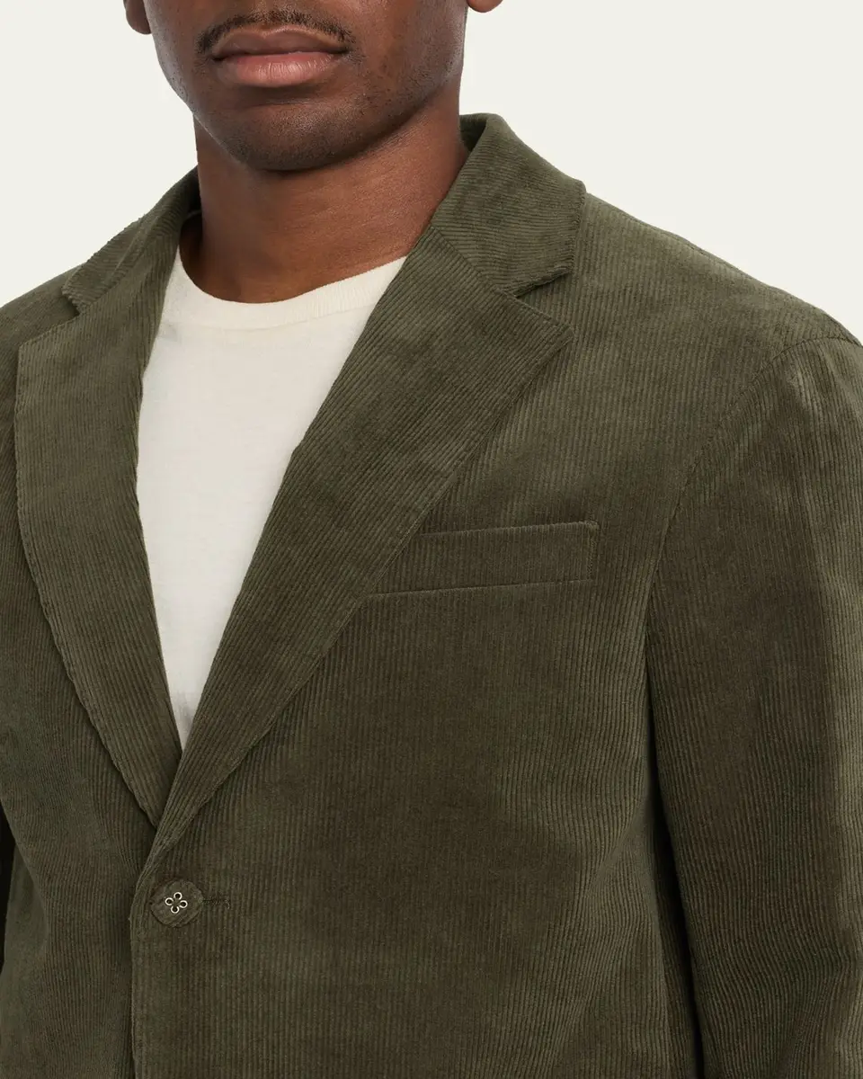 OFFICINE GÉNÉRALE Men's Michel Corduroy Single-Breasted Sport Coat | Thumbnail 5 OFFICINE GÉNÉRALE Men's Michel Corduroy Single-Breasted Sport Coat | Thumbnail 5