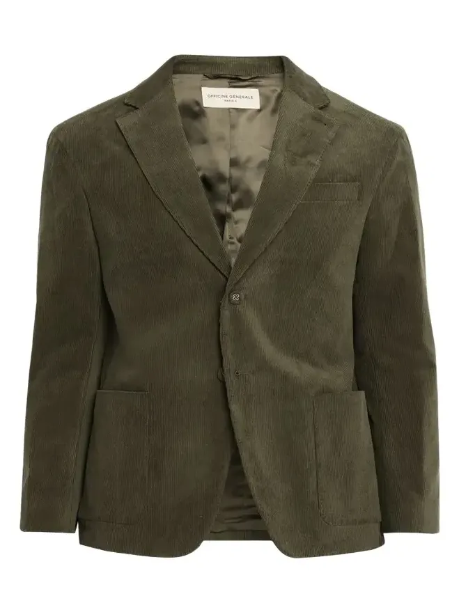 OFFICINE GÉNÉRALE Men's Michel Corduroy Single-Breasted Sport Coat