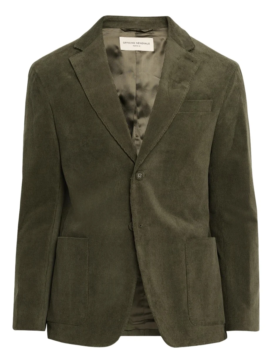 OFFICINE GÉNÉRALE Men's Michel Corduroy Single-Breasted Sport Coat