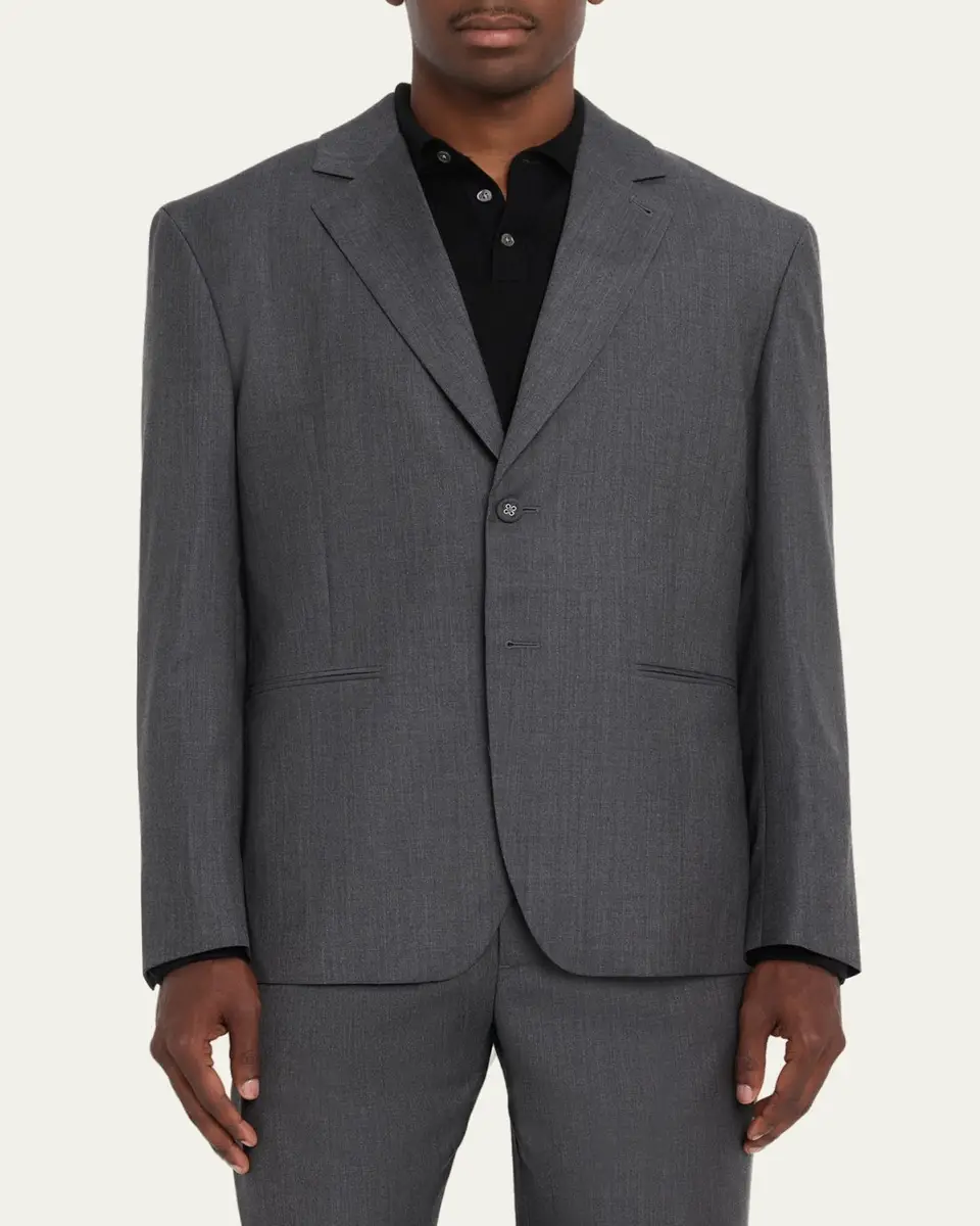 OFFICINE GÉNÉRALE Men's Melvyn Wool-Blend Sport Coat | Thumbnail 4 OFFICINE GÉNÉRALE Men's Melvyn Wool-Blend Sport Coat | Thumbnail 4