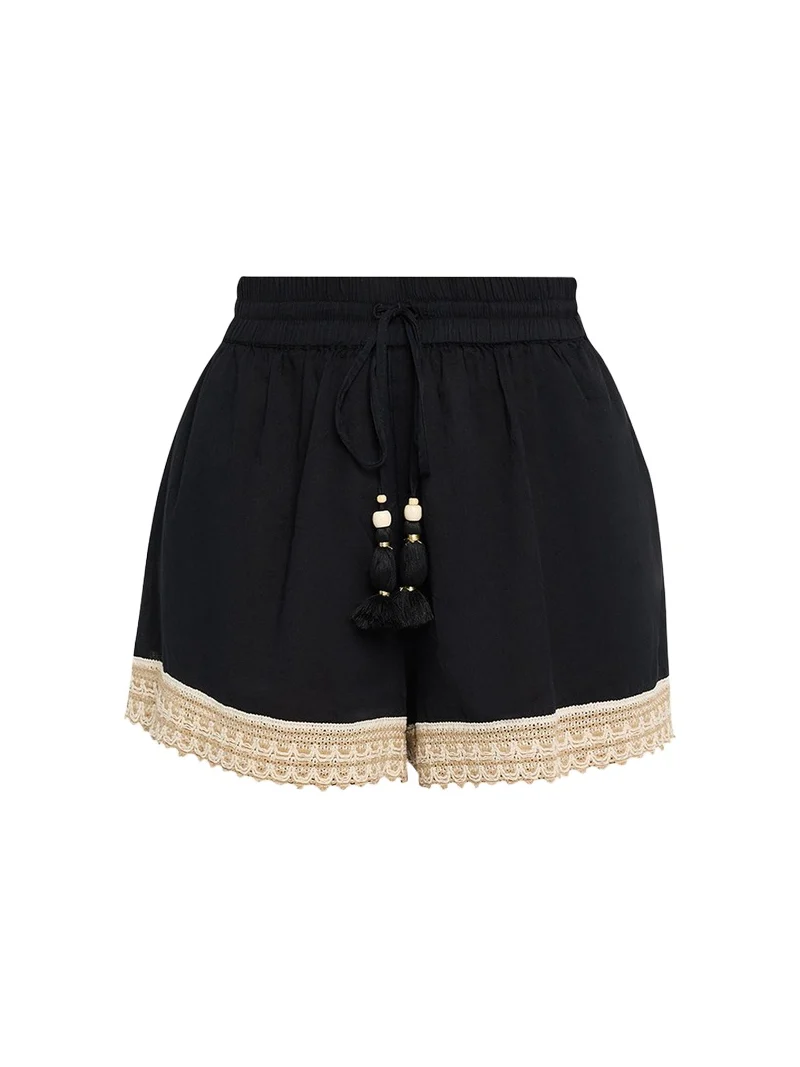 Adrienne Cotton Cover-Up Shorts Adrienne Cotton Cover-Up Shorts
