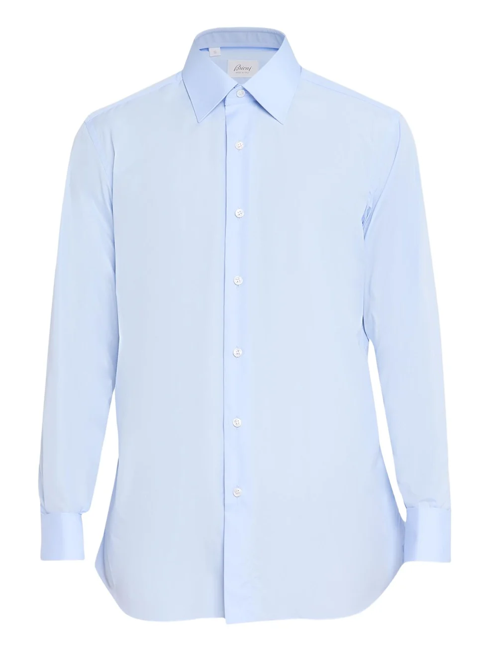 Brioni Men's Solid Cotton French-Cuff Sport Shirt