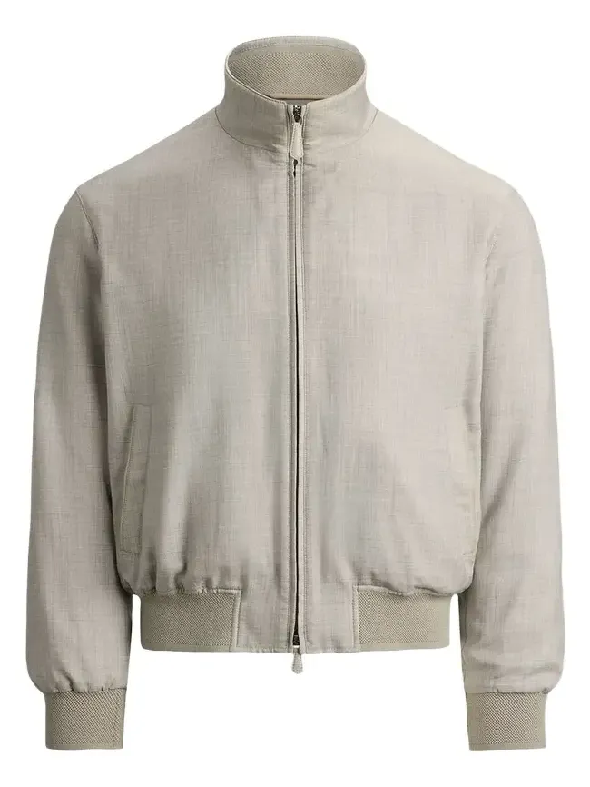 Men's Felton Cashmere-Silk Flight Jacket Men's Felton Cashmere-Silk Flight Jacket