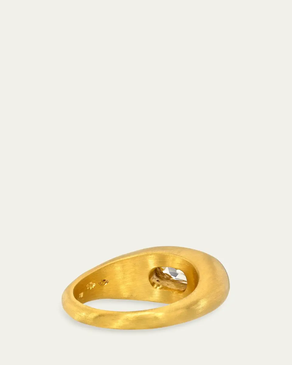 DARIUS 18K Yellow Gold Fancy Yellow-Brown Diamond Signet Ring, 1.13tcw | Thumbnail 3 DARIUS 18K Yellow Gold Fancy Yellow-Brown Diamond Signet Ring, 1.13tcw | Thumbnail 3