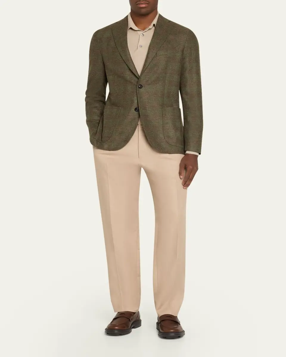 Boglioli Men's K-Jacket Plaid Single-Breasted Sport Coat | Thumbnail 2