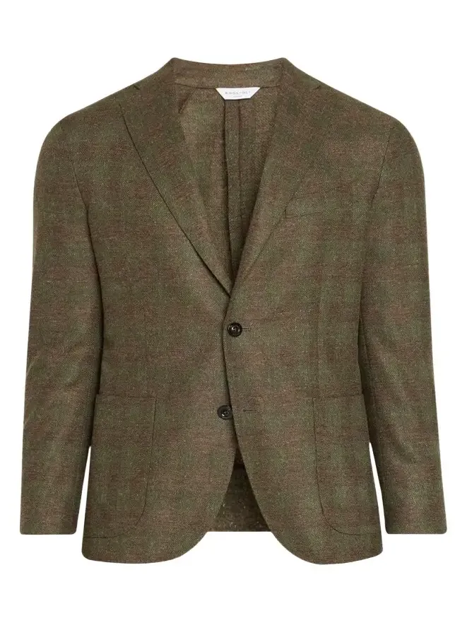 Men's K-Jacket Plaid Single-Breasted Sport Coat Men's K-Jacket Plaid Single-Breasted Sport Coat