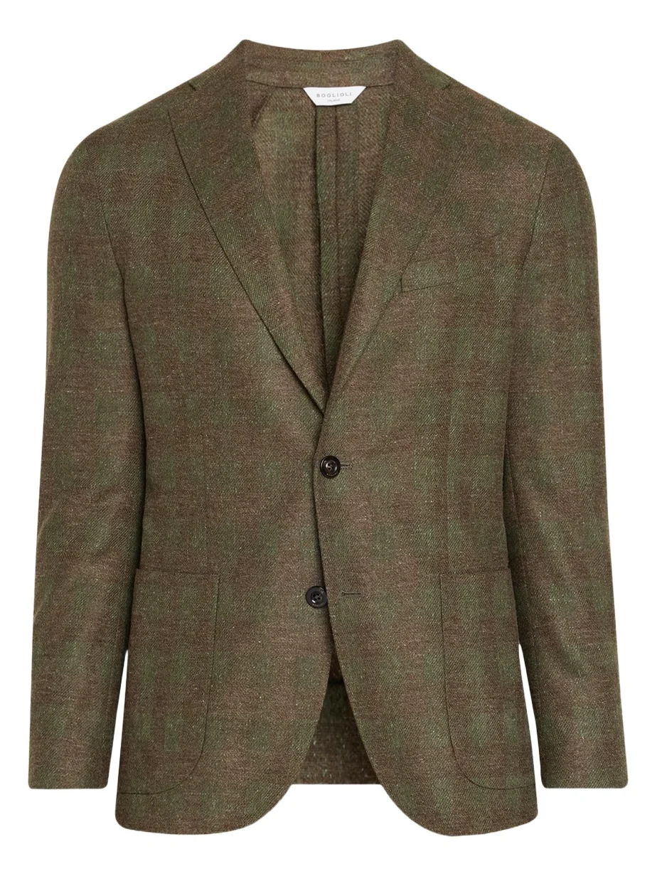 Men's K-Jacket Plaid Single-Breasted Sport Coat Men's K-Jacket Plaid Single-Breasted Sport Coat