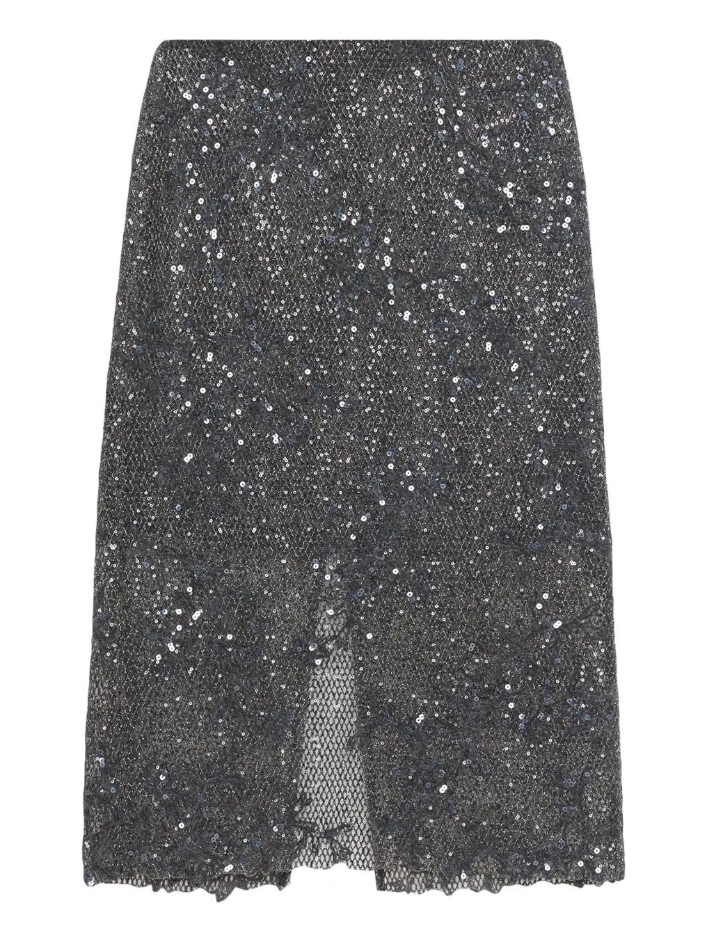 Lace Glow Embroidered Midi Skirt Lace Glow Embroidered Midi Skirt