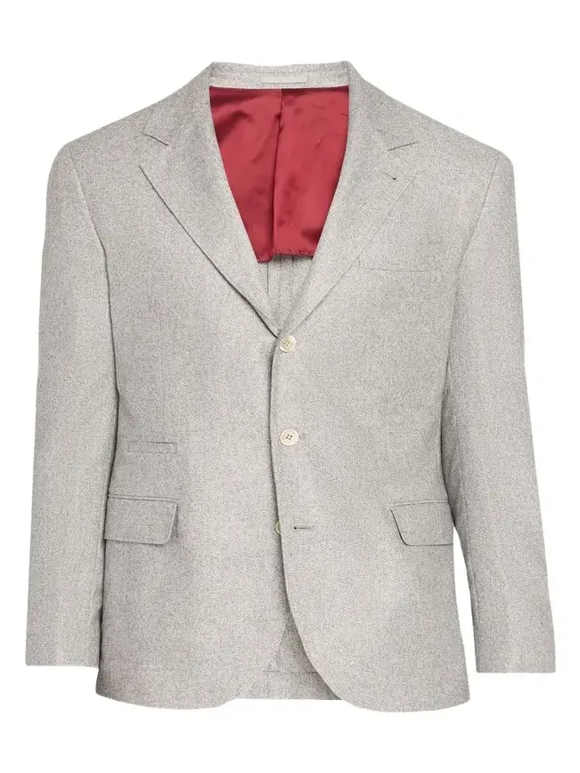 Men's Cavallery Silk and Cashmere Single-Breasted Sport Coat