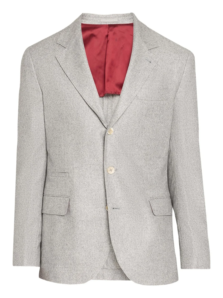 Men's Cavallery Silk and Cashmere Single-Breasted Sport Coat