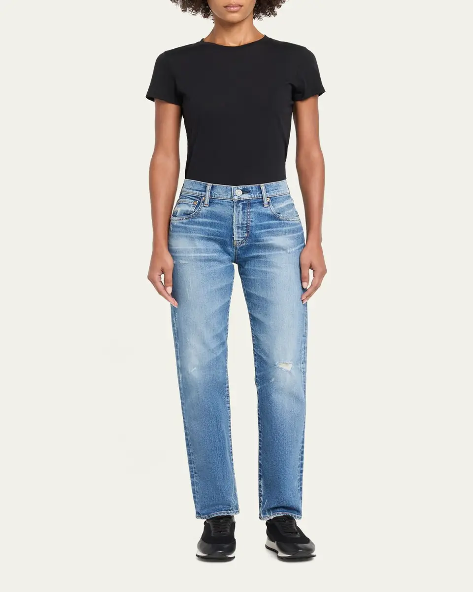 Moussy Vintage Slim Straight Jeans | Thumbnail 2 Moussy Vintage Slim Straight Jeans | Thumbnail 2