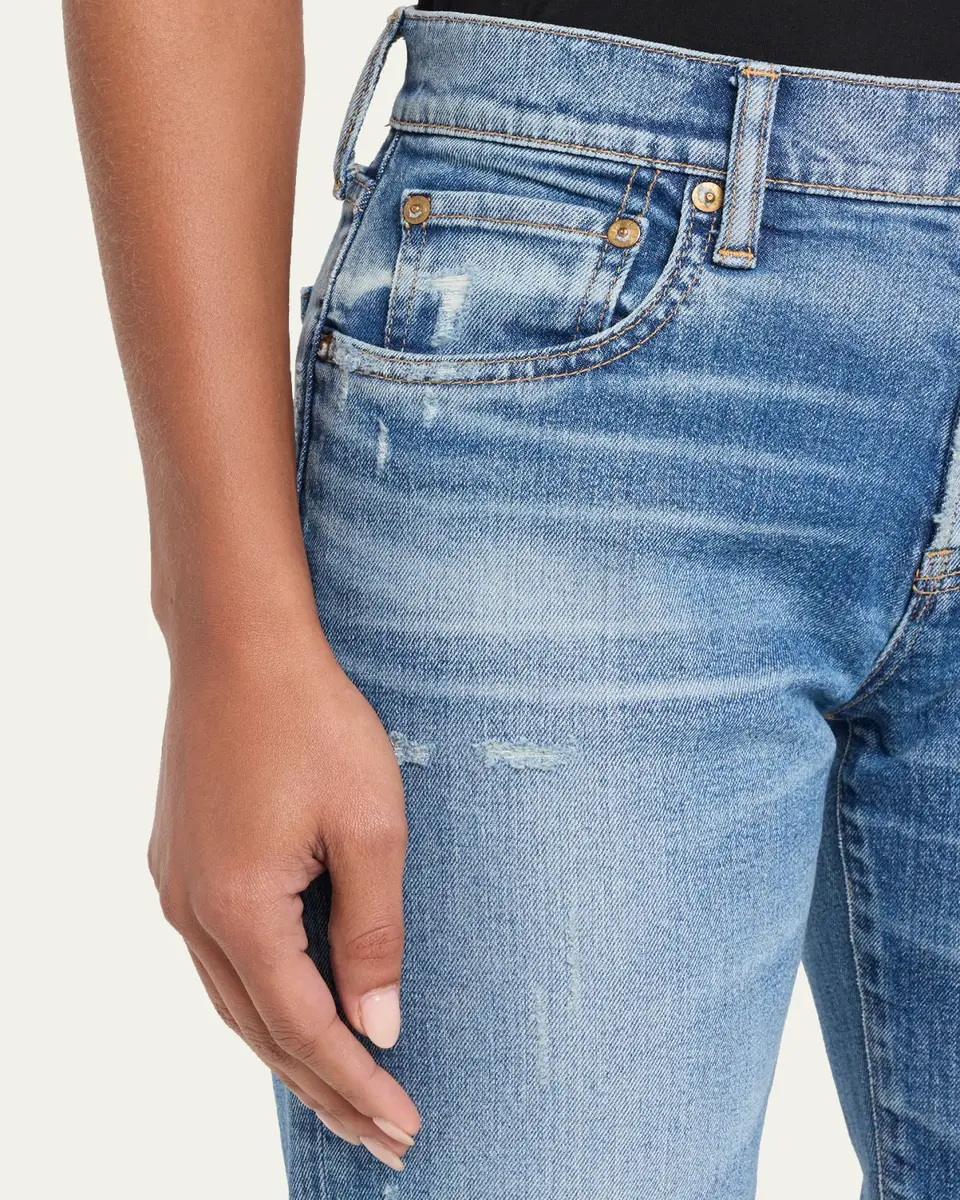 Moussy Vintage Slim Straight Jeans | Thumbnail 5 Moussy Vintage Slim Straight Jeans | Thumbnail 5