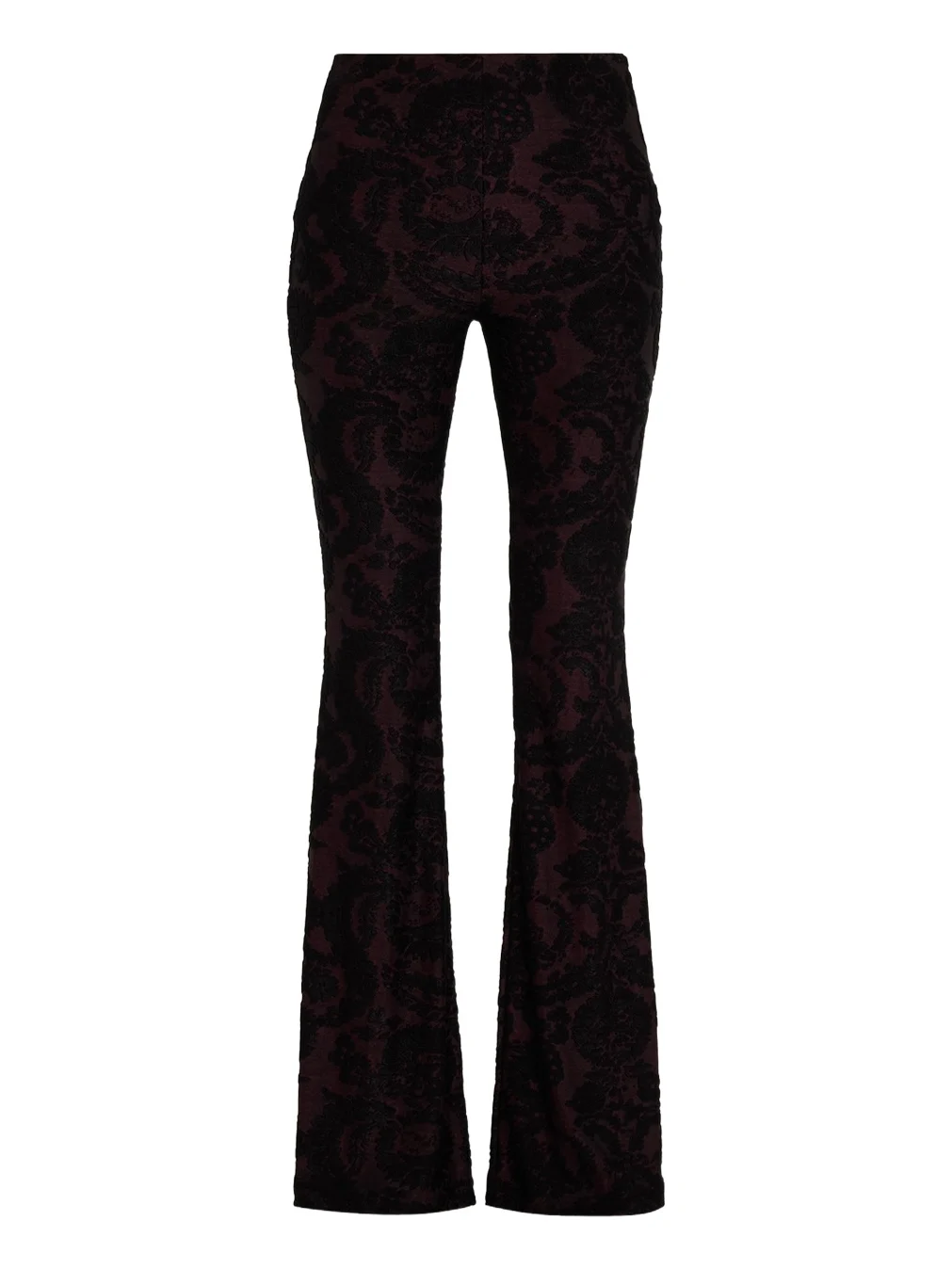 Etro Paisley Chenille Jacquard Flare Pants