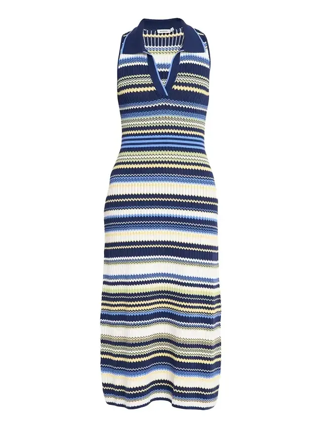 Kerrin Striped Knit Maxi Dress Kerrin Striped Knit Maxi Dress
