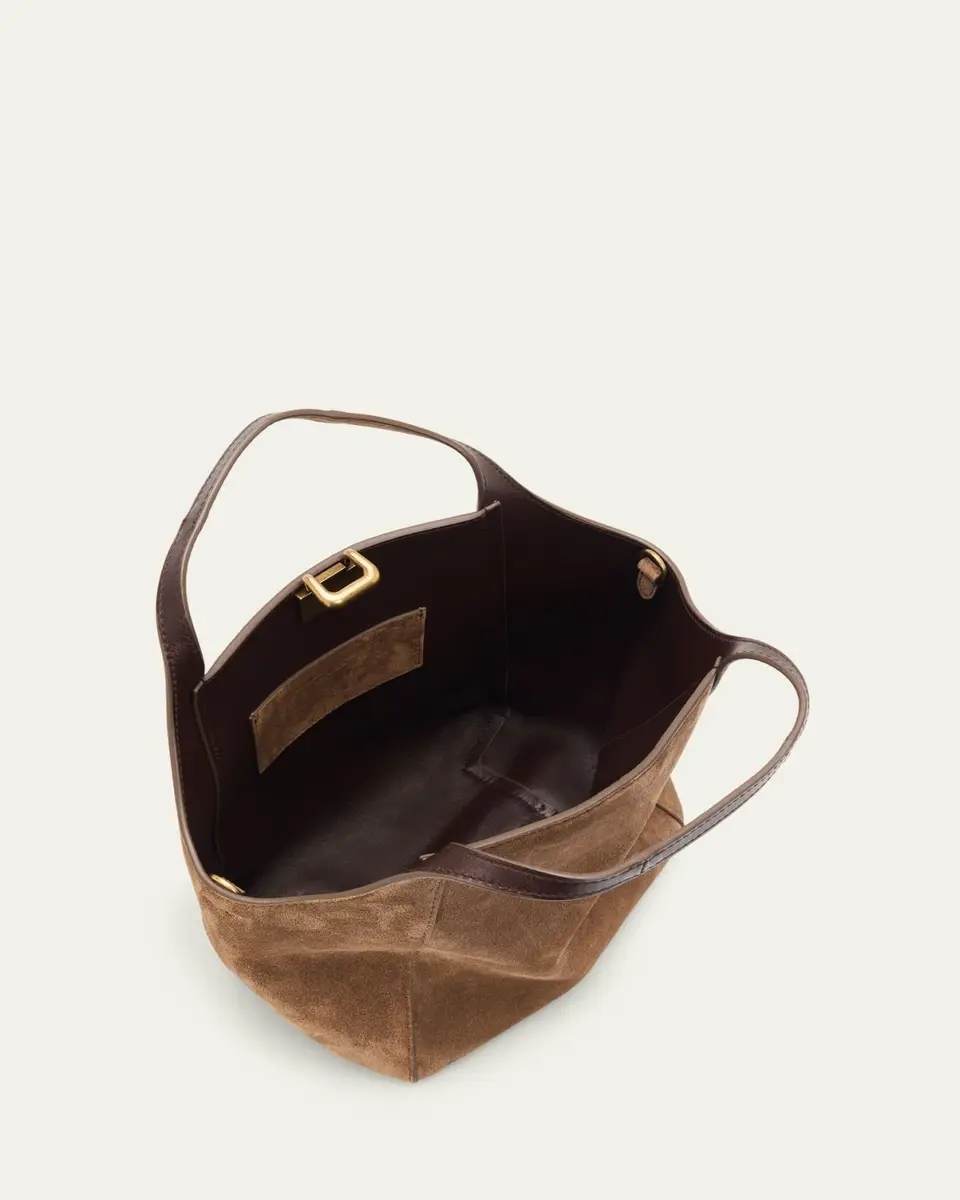 Brunello Cucinelli Suede Bucket Bag | Thumbnail 4 Brunello Cucinelli Suede Bucket Bag | Thumbnail 4