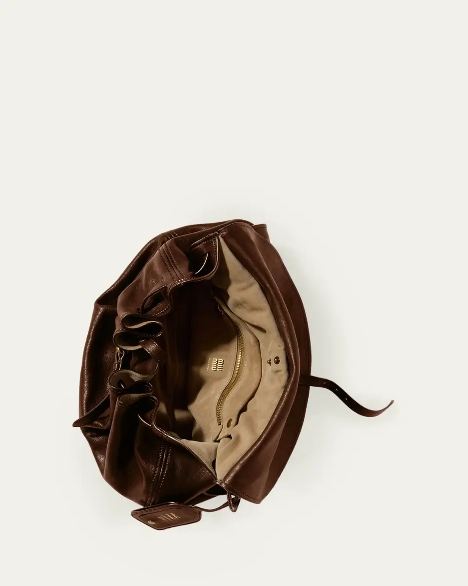 Miu Miu Rendez-Vous Nappa Leather Top-Handle Bag | Thumbnail 6 Miu Miu Rendez-Vous Nappa Leather Top-Handle Bag | Thumbnail 6