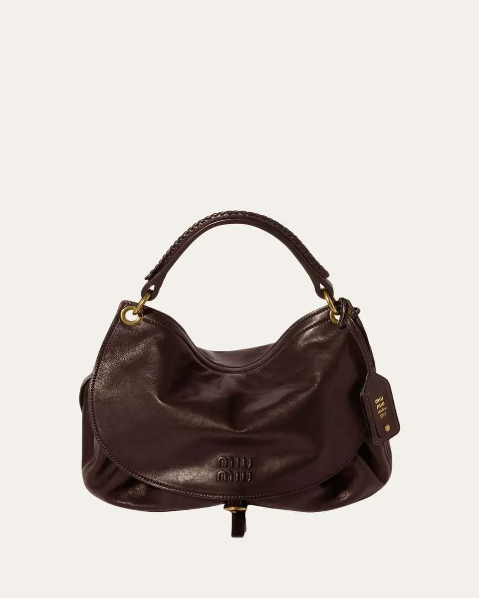 Miu Miu Rendez-Vous Nappa Leather Top-Handle Bag | Thumbnail 7 Miu Miu Rendez-Vous Nappa Leather Top-Handle Bag | Thumbnail 7