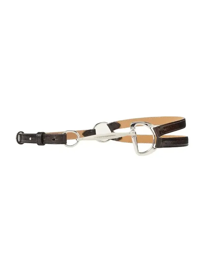 Distressed Equestrian Skinny Belt Distressed Equestrian Skinny Belt